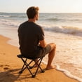 thumbnail image 4 of Breathable Mesh Folding Stool Outdoor Fishing Camping Queuing Portable Stool Breathable Drying, 4 of 6