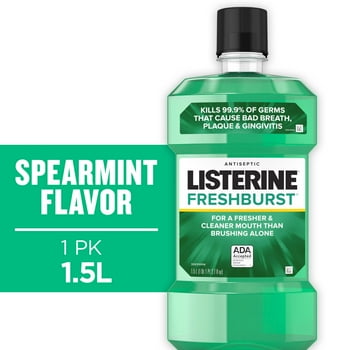 Listerine Freshburst Antiseptic Mouthwash, Mint, 1.5 L