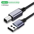 thumbnail image 1 of USB A to USB B 2.0 Printer Cable 1m/2m/3m USB Type C To USB B Cable For PC Canon Epson HP Printer Cord Scanner USB Printer Cable, 1 of 6