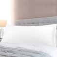thumbnail image 1 of Microfiber Body Pillowcases with Embroidery Zipper Closure White 20"x48", 1 of 1