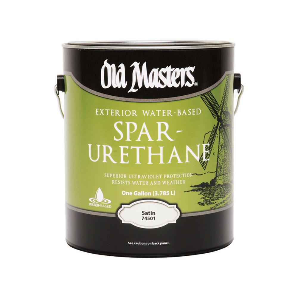 Old Masters Satin Clear WaterBased Spar Urethane 1 gal.