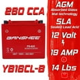 thumbnail image 3 of YB16CL-B Jet Ski PWC Battery for BRP SEA-DOO All Other Models CC 1994-2007, 3 of 5