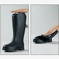 thumbnail image 5 of IUJSOY Knee High Rain Boots Women Fashion Plush Waterproof Chelsea Boot Outdoor Mud Garden Shoes, 5 of 5