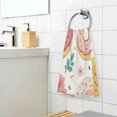thumbnail image 3 of Yayeee 100% Cotton Hand Towels for Bathroom 16" x 28" Soft Absorbent Kitchen Towel, Pink Donut, 3 of 7