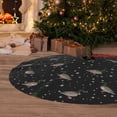 thumbnail image 6 of Sikiie Mallards And Snowflakes 30-48 inches {designName} Print Christmas Tree Skirt Snowman Xmas Tree Skirt with Edge Christmas Decorations for Holiday Party-48", 6 of 7