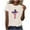BeigeA, variant on Personalized Custom POD T-Shirts Womens Tops Fashion Independence Day Printed Casual Short Sleeved Crewneck T-shirt Top Gift for Women