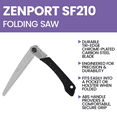 thumbnail image 4 of Zenport Industries SF210 8.5 in. Saw Folding ABS Handle, 4 of 5