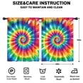 thumbnail image 2 of Blackout Kids Curtains,Colorful Rainbow Tie Dye Spiral Pattern Childrens Insulated Curtains Set Of 2,Bedroom Essentials,Toddler Room Decor 42"x54", 2 of 5