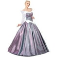 thumbnail image 2 of Women's Aurora Color Changing Dress Luxury Princess Costume Off Shoulder Princess Dress up Ball Gown, 2 of 7