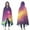 Colorful Tie Dye, variant on Wearable Blanket,Colorful Tie Dye Nebula Pattern Hooded Wearable Flannel Blanket for Adults & Teens,Winter Poncho Shawl Wrap Cape Cozy Anti-Pill,50"x60"