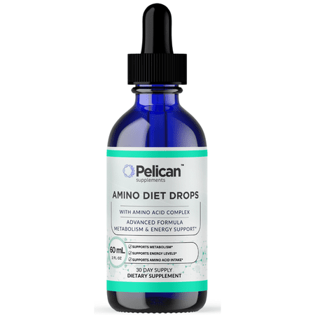 Pelican Amino Diet Drops – Advanced Metabolism & Energy Support Formula – 60 mL