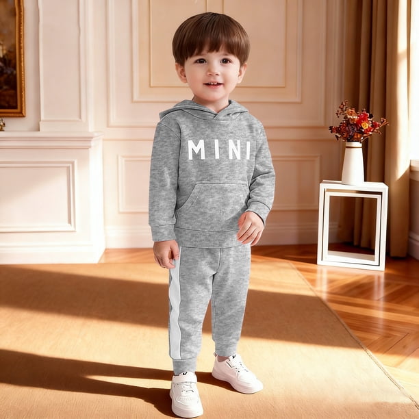 Conjuntos de blusas y camisas de cuello redondo y manga larga, ropa para recién nacidos, sudaderas con capucha de invierno, pantalones, traje, conjunto de ropa infantil, conjunto para niños