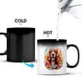 thumbnail image 3 of Welcome Spring Summer Cocker Spaniel Portrait Flower Blue Sky Heat Color Changing Mug Cockers Dog Lover Gifts Magic Coffee Mug - 12001, 3 of 4