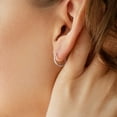 thumbnail image 2 of SuperJeweler 12MM Endless Hoop Earrings in Sterling Silver for Women, 2 of 6