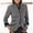 01 Gray, variant on YueHuiYing Womens Ribbed Knit Shacket Jacket Casual Long Sleeve Button Down Shirts Loose Sweater Tops Dressy Blouses with Pocket