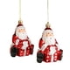 thumbnail image 1 of Adornos navideños, juego de 2 gorros navideños y bastones de carameloDecoraciones navideñasColgantes pequeños, 1 of 5
