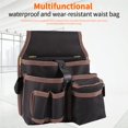 thumbnail image 3 of Dalazy Multifunctional Waterproof Tool Belt Bag Electrician Repair Kit Pouch Screwdriver Technician Waist Pocket Case Large Capacity, 3 of 8