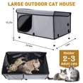 thumbnail image 2 of Caseta para gatos al aire libre TailTastic Elevated con aislamiento impermeable, 2 of 6