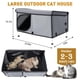 thumbnail image 2 of Caseta para gatos al aire libre TailTastic Elevated con aislamiento impermeable, 2 of 6