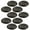S, variant on Visland 10 Pcs Round Sandwich Platter Trays with Lids Clear Pattern Printed Food-grade Durable Elegant Catering Trays Sushi Box
