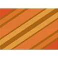 thumbnail image 1 of Ahgly Company Machine Washable Indoor Rectangle Transitional Orange Red Orange Area Rugs, 8' x 10', 1 of 7