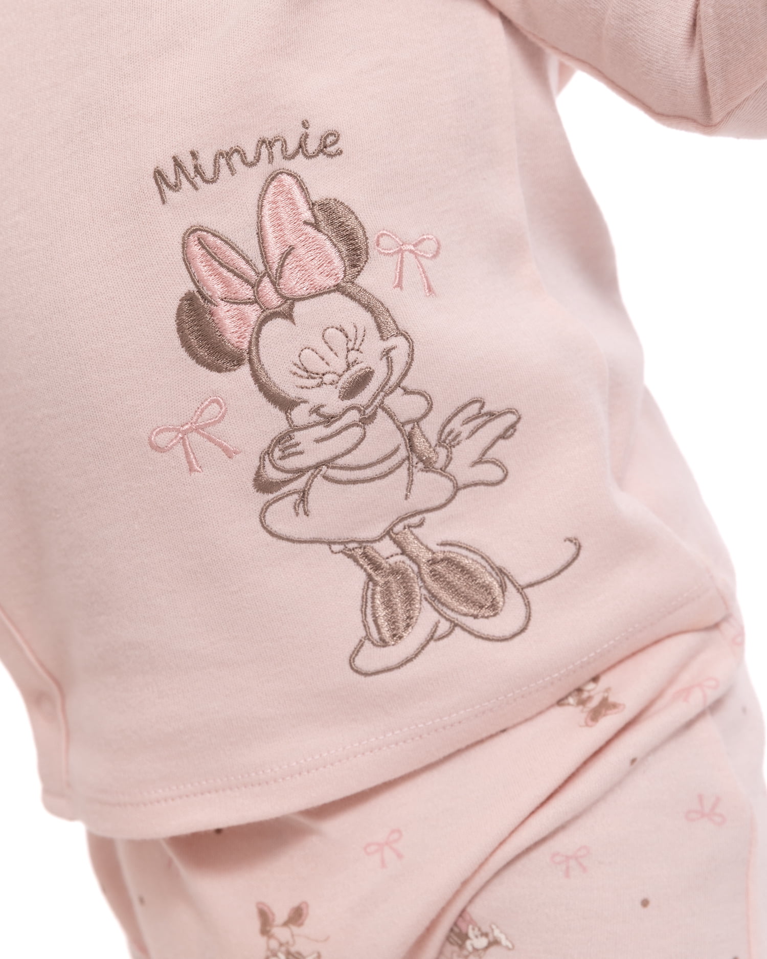 Disney Baby Wishes + Dreams Minnie Mouse Sleep and Play Set, 3-Piece, Sizes Newborn-6/9M