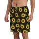 thumbnail image 2 of Fotbe Sunflowers Trajes de Baño Estampados para Hombre, Shorts de Verano de Secado Rápido, Ropa de Playa, Bañadores-Small, 2 of 6