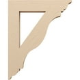 thumbnail image 3 of Ekena Millwork 5 1/2"W x 32"D x 40"H Funston Traditional Rough Cedar Woodgrain TimberThane Bracket, Primed Tan, 3 of 6