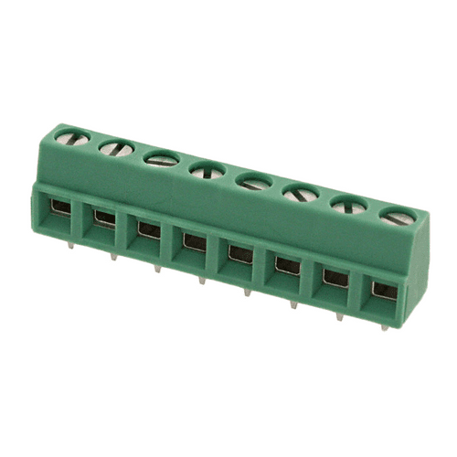 Pack of 4 1729076 Connector 8 Position Wire to Board Terminal Block Horizontal with Board 0.197 (5.00mm) Through Hole :RoHS