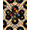 Black Multicolor, Pattern 4, variant on ODIKA 2'x3' Washable Accent Rug Record Retro Stacked Discs Bold Spinning Groove Disc Vinyl Cd Playful Expressive for Bedroom, Nursery, RV, Pet Friendly, Bedside Mat