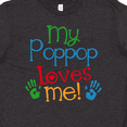 thumbnail image 4 of Inktastic My Poppop Loves Me Gift Youth T-Shirt, 4 of 5