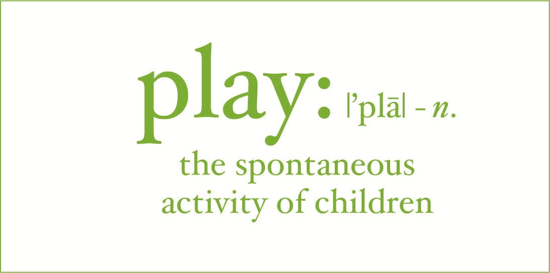 Play Definition Vinyl Decal Large Green Apple