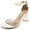 White, variant on Ecetana Women's High Heels Open Toe Heeled Sandals Wedding Party Pumps