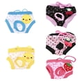 thumbnail image 2 of AVAIL Cute pet dog floral sanitary shorts female puppy diaper supplies, 2 of 3