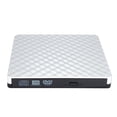 thumbnail image 1 of PC Portátil USB 3.0 Externo DVD RW Grabador de CD Unidad óptica portátil Quemador Lector Bandeja del reproductor Vogacara EL0905-02B, 1 of 2