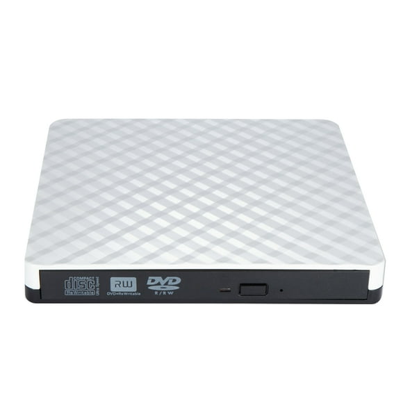 PC Portátil USB 3.0 Externo DVD RW Grabador de CD Unidad óptica portátil Quemador Lector Bandeja del reproductor Vogacara EL0905-02B