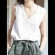 thumbnail image 2 of Camisetas de Tirantes de Verano con Cuello en V para Mujer, Informales, de Algodón y , Sin Mangas, Cómodas y Transpirables. L, 2 of 3