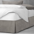thumbnail image 2 of Vanessa Greige Platform Bed Skirt Full 15" Drop, 2 of 4