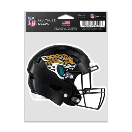 Wraft Fanatics 9416638043 3.75 x 5 in. Jacksonville Jaguars Decal – Helmet Fan