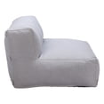 thumbnail image 2 of ZUO Luanda 16.1" Outdoor Upholstered Fabric Middle Chair in Gray, 2 of 7