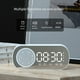 thumbnail image 5 of Altavoz Bluetooth Inalámbrico Reloj Radio Soporte de Alarma Dual Tarjeta TF Alarma Digital para Oficina en Casa Negro, 5 of 8