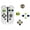 Black & Green, variant on GeekShare Cross D-Pad Joystick Cover ABXY Key Buttons Sticker for Switch 1/OLED Sweet Skull