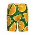 thumbnail image 4 of Picia Orange Pajama Shorts for Men, Men's Pajama Bottoms, Sleepwear,Short Pajama Pants-, 4 of 9