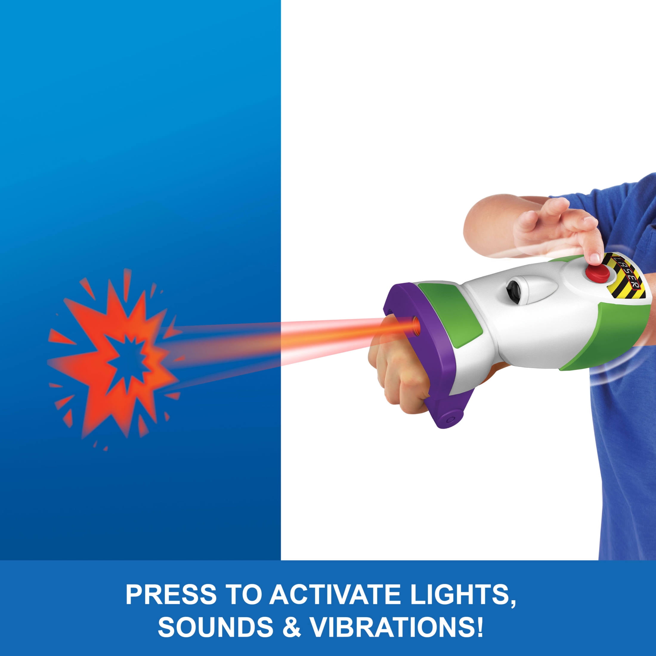 Disney and Pixar Toy Story 5 Space Ranger Laser Gauntlet Buzz Lightyear Roleplay Item with 35+ Lights and Sounds