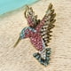 thumbnail image 5 of Pinzas lindas Mochilas Chaquetas Chaquetas Rhinestones Broches para Mujeres Vintage Ornamentos Navideños Partido Joyería Broche Regalo de vacaciones Kearding AP004742-00, 5 of 7