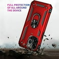 thumbnail image 5 of For iPhone 15 Plus Pro Max Case Shockproof iPhone Cover with Screen Protector and Ring Holder, Red, 5 of 8