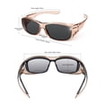 thumbnail image 4 of TINHAO Fit Over Wrap Around Sunglasses for Men Women with Hard Case, Polarized UV400 Wear Over Prescription Glasses, 4 of 6