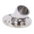 thumbnail image 4 of Base Ronde pour Main Courante de Bateau, Raccord de Base Ronde en Acier Inoxydable 316 pour Tube de 25mm/1 Po, 4 of 7