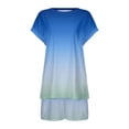 thumbnail image 5 of ibiyuan Women Summer Outfits Stylish Women's Shorts Suit Set For Everyday Wear Comfortable Summer Fashion Versatile Sporty Outfit With Drawstring Design, 5 of 6