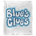 thumbnail image 2 of Blues Clues Blanket, 50"x60" Blue's Clues Vintage Logo Silky Touch Super Soft Throw Blanket, 2 of 6